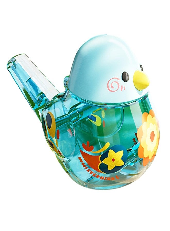 LITTLE BUDDY Toy Bird Water Whistle Cartoon Transparent Bird Call Whistle for Boys Teens Kids Blue - Image 5